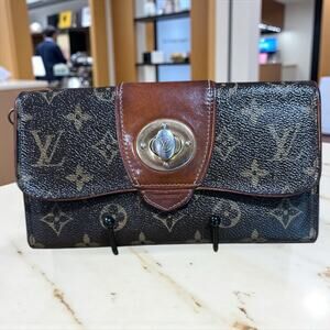 Louis Vuitton LV Long Wallet/Clutch Brown Monogram